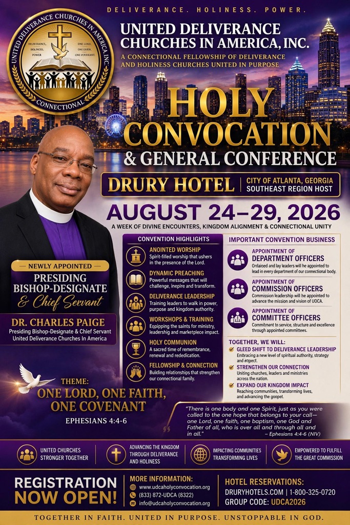 Holy Convocation flyer